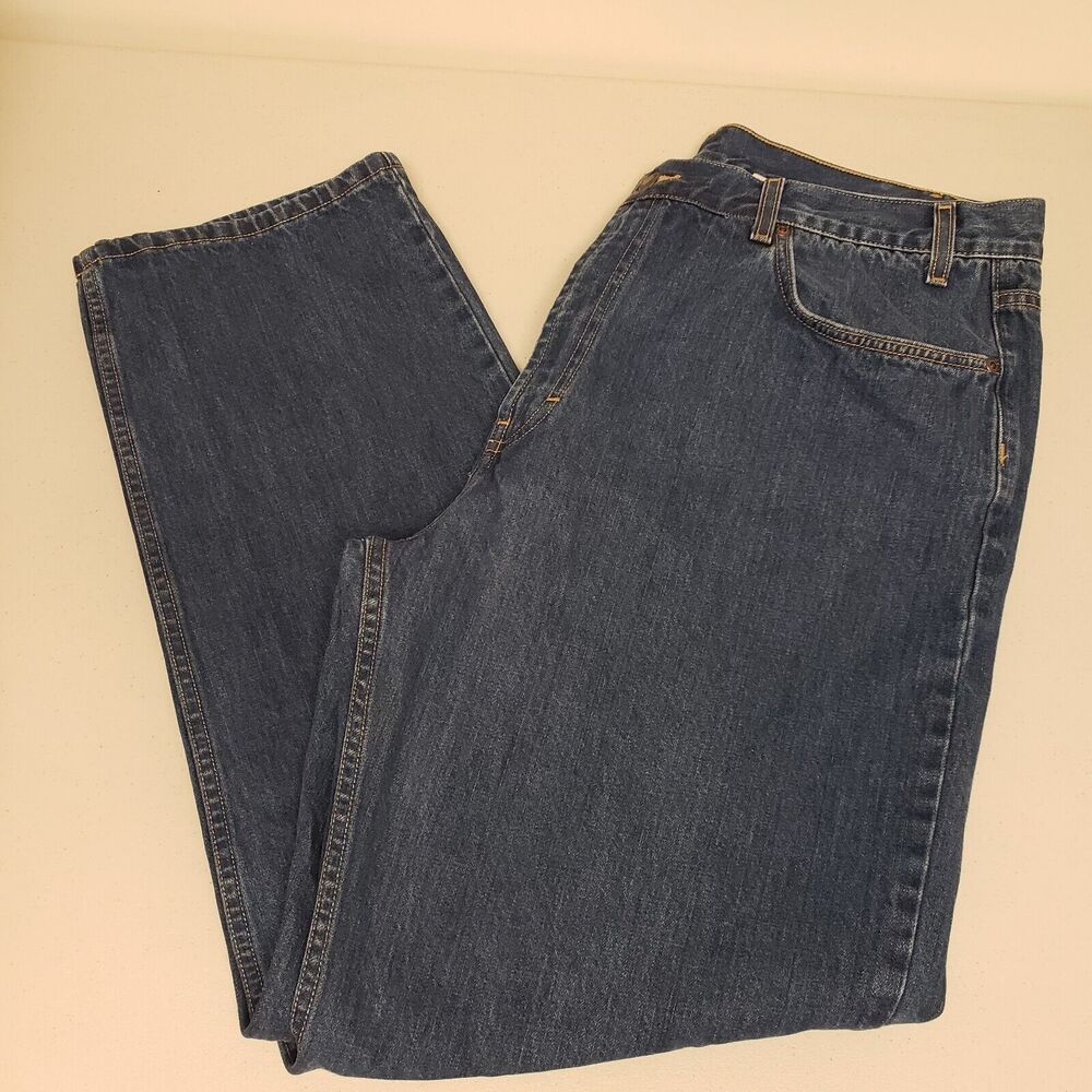 Kirkland Signature Denim Straight Mens Blue Jeans 40 x 32